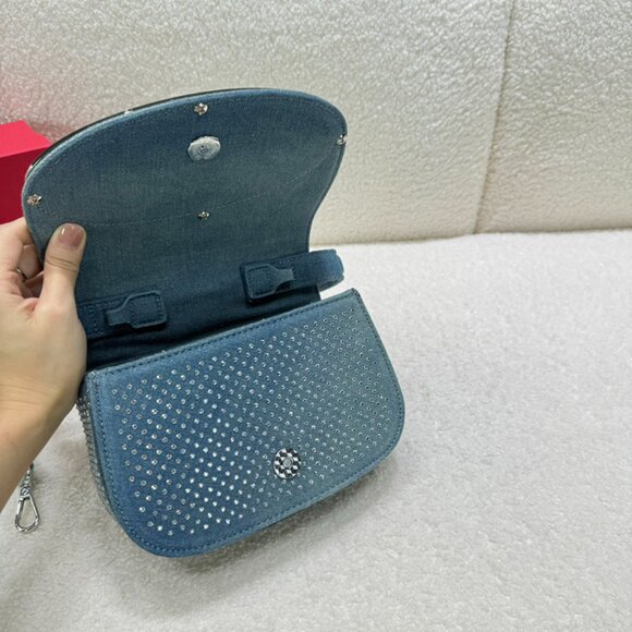 Diesel Dark Blue Diamond Shoulder Bag - Picture 7 of 9